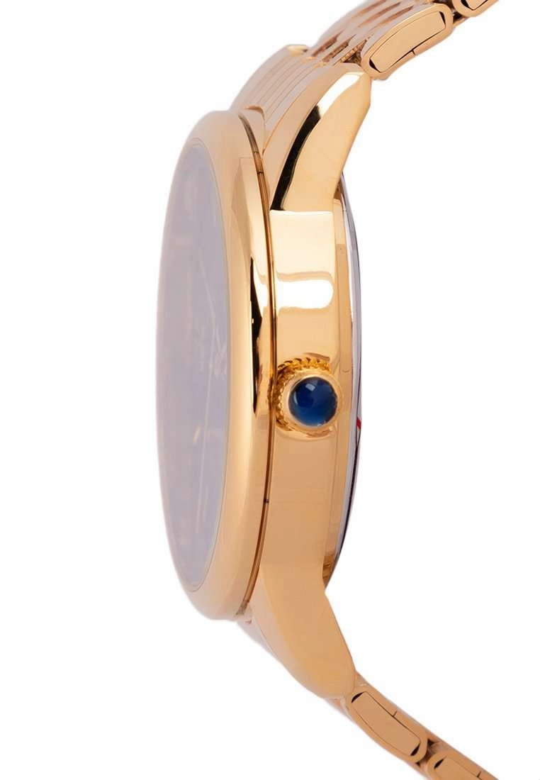 Valentino 20122321-BLACK DIAL Gold Stainless Steel Watch for Women