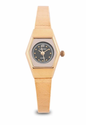Valentino 20122334-BLACK DIAL Gold Watch for Women