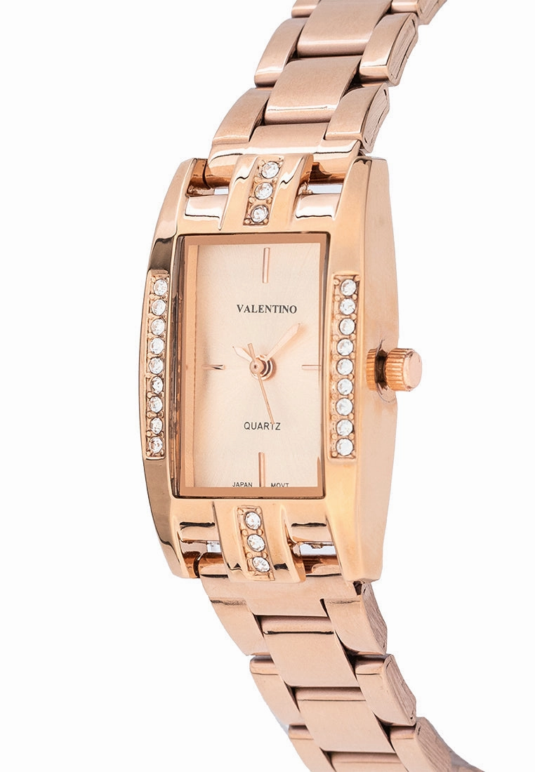 Valentino 20122383-ROSE DIAL Stainless Steel Strap Analog Watch for Women
