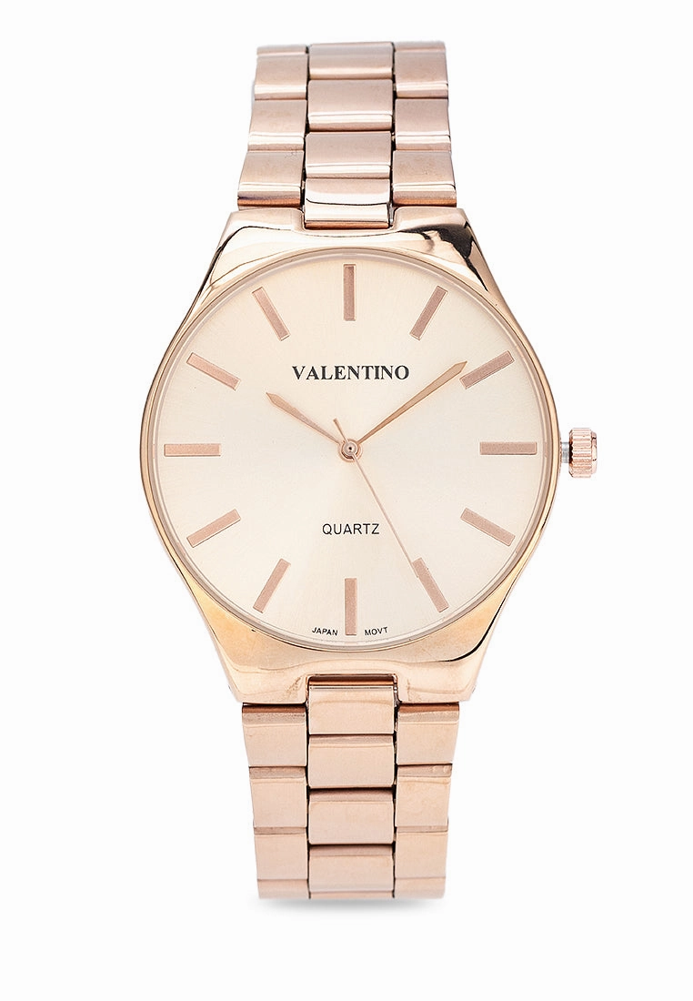 Valentino 20122398-ROSE GOLD DIAL Stainless Steel Strap Analog Watch for Women