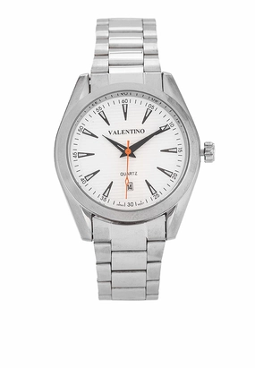 Valentino 20122401-WHITE DIAL Stainless Steel Strap Analog Watch for Men