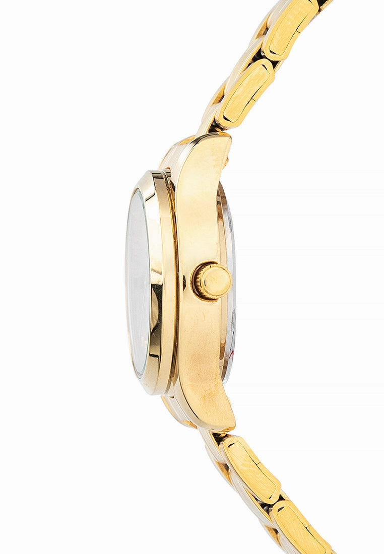 Valentino 20122423-GOLD - SILVER DIAL Stainless Steel Strap Analog Watch for Women