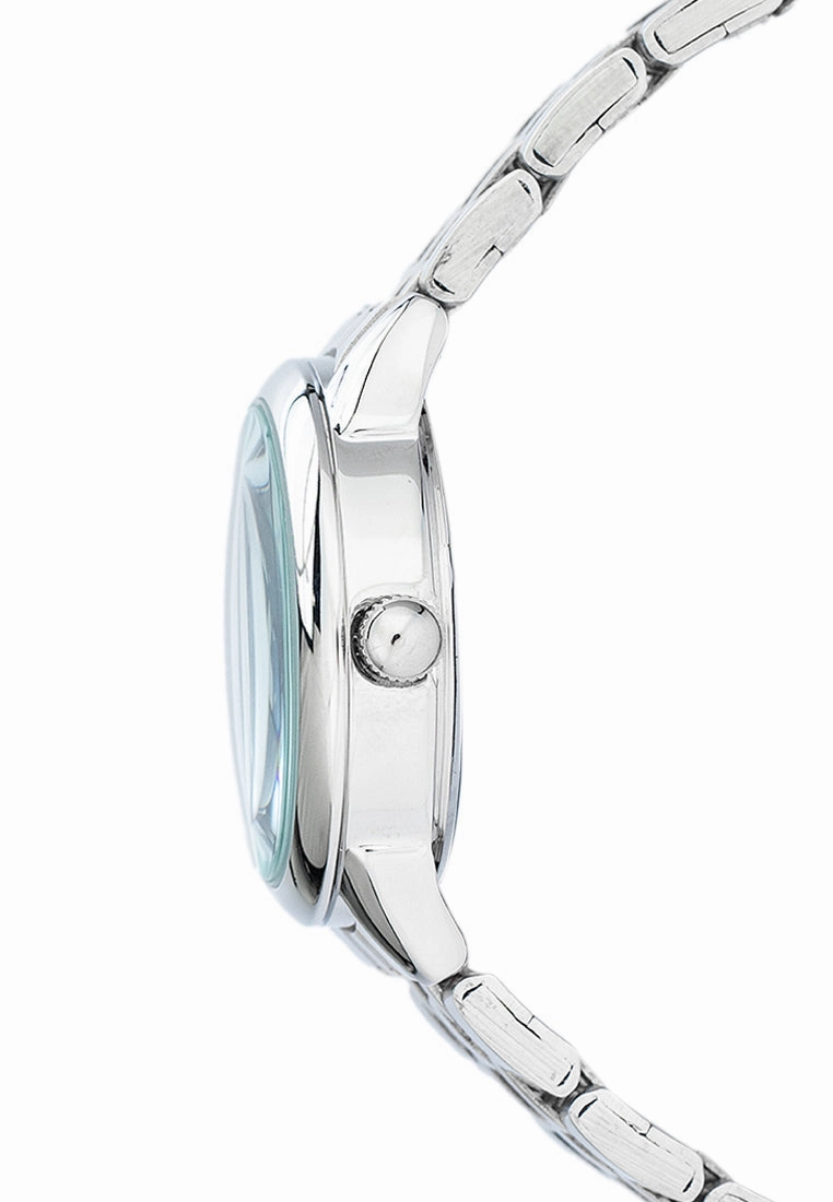Valentino 20122442-BLACK DIAL Stainless Steel Strap Analog Watch for Women