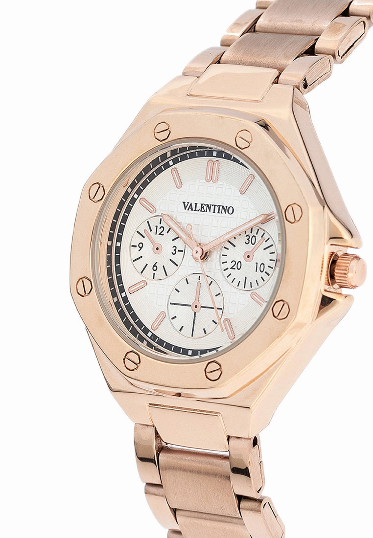 Valentino 20122471-SILVER DIAL Stainless Steel Strap Analog Watch for Women