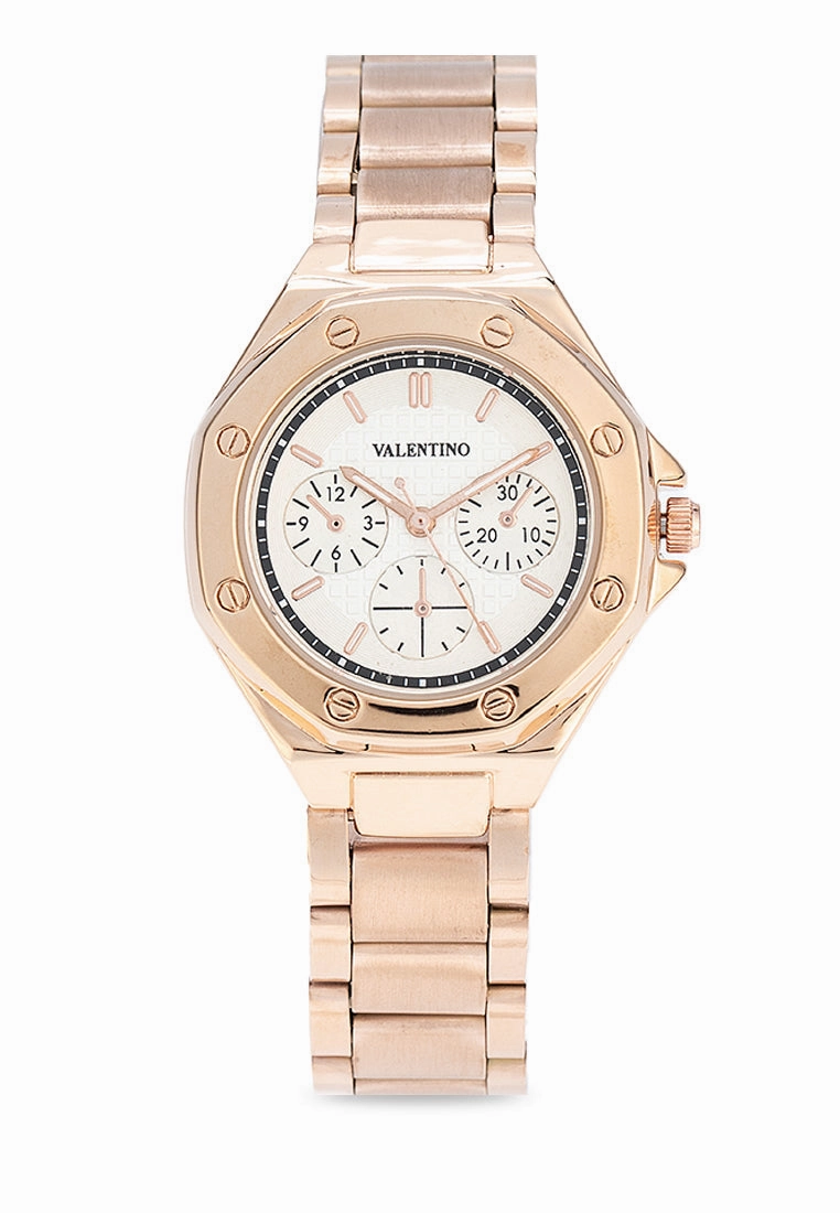 Valentino 20122471-SILVER DIAL Stainless Steel Strap Analog Watch for Women