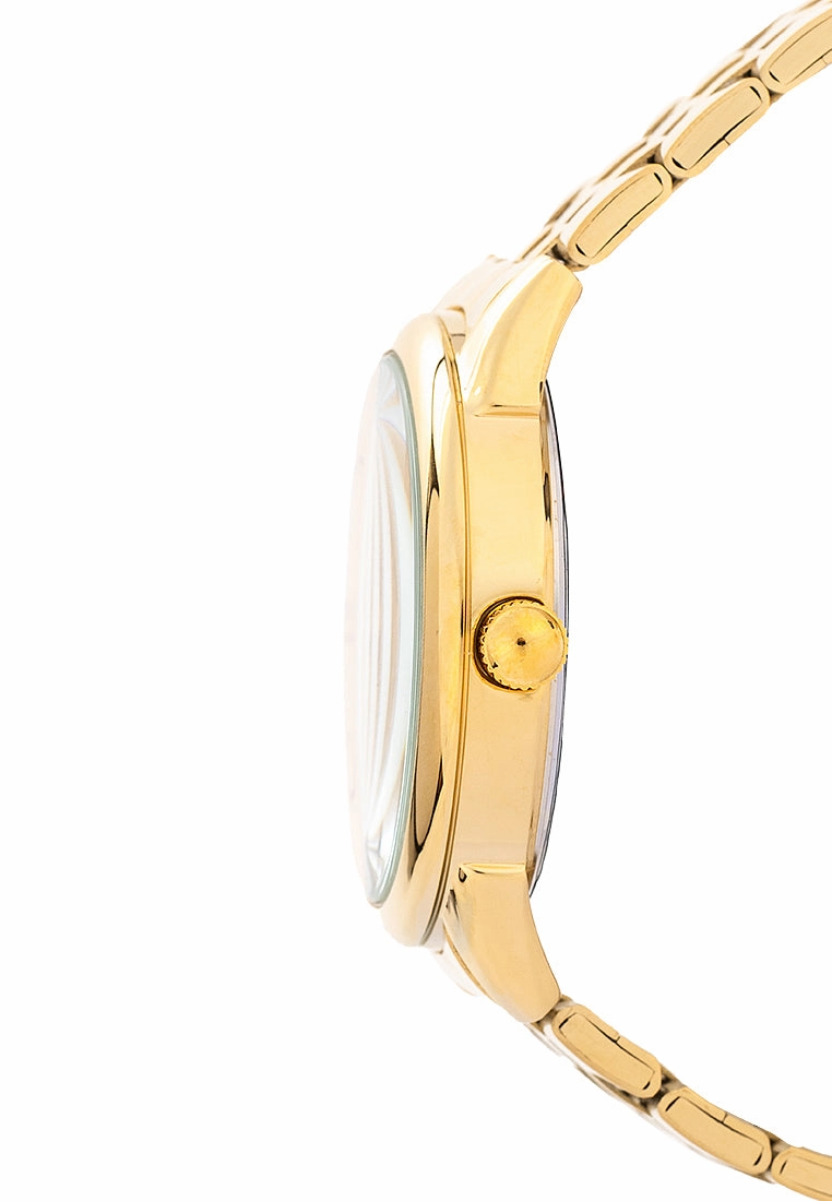 Valentino Stainless Steel Strap Analog Watch for Men 20122478-GOLD DIAL