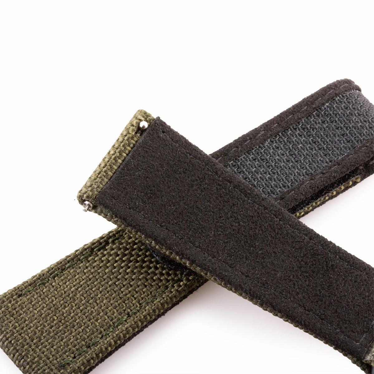 Velcro watch strap - Cordura (black, grey, blue, kaki)