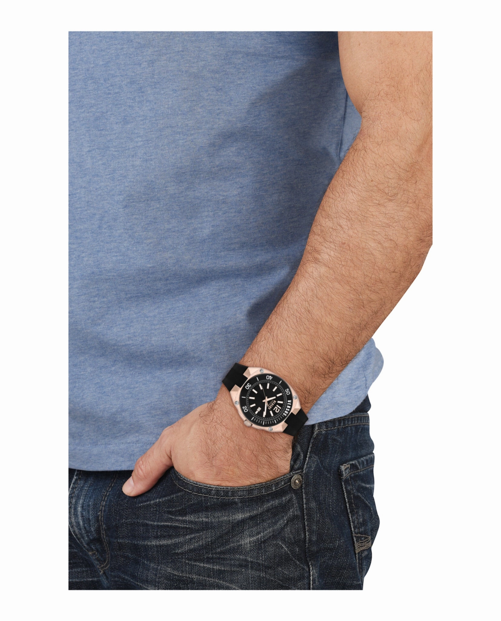 Versus Reaction Silicone Watch