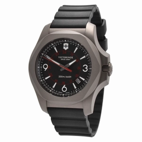 Victorinox Swiss Army Men's Quartz Watch - I.N.O.X. Black Dial Titanium | 241883