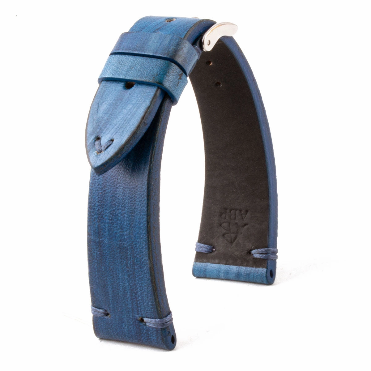 Vintage strap - Leather watch strap - Calf (black, brown, blue, red)