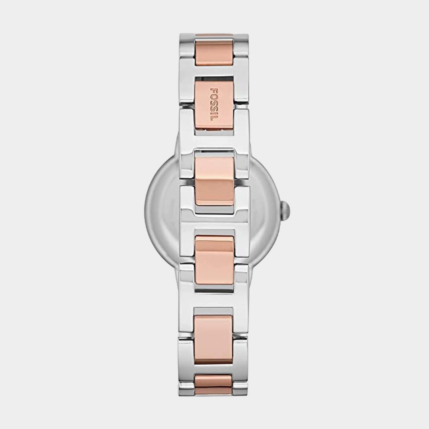 Virginia Women Quartz Rose Gold Dial Analog Stainless Steel Watch ES3405