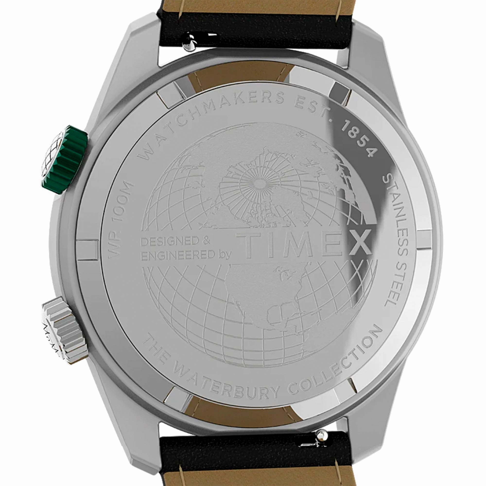 Waterbury Dive Day-Date 41mm Leather Band