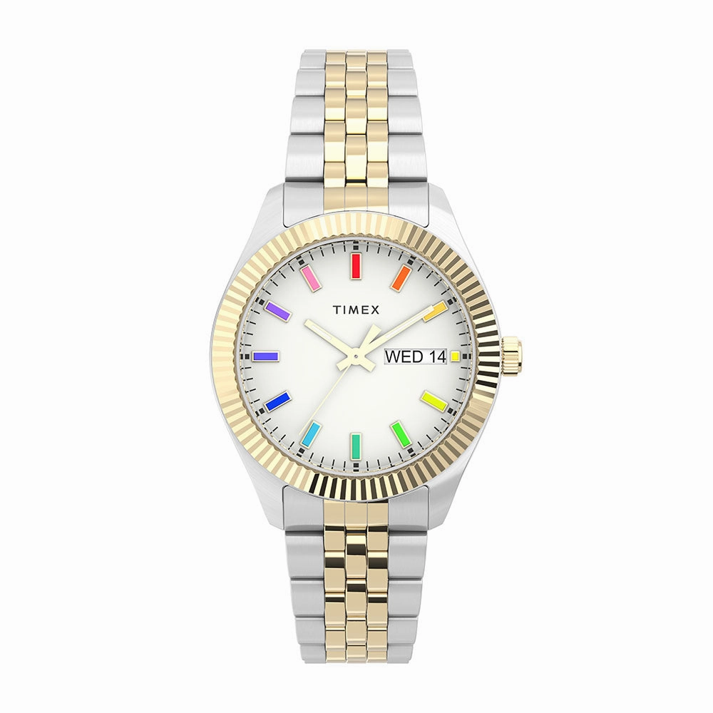 Waterbury Legacy Day-Date 36mm Stainless Steel Band