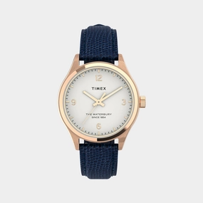Waterbury Women White Analog Stainless Steel Watch TW2U97600UJ