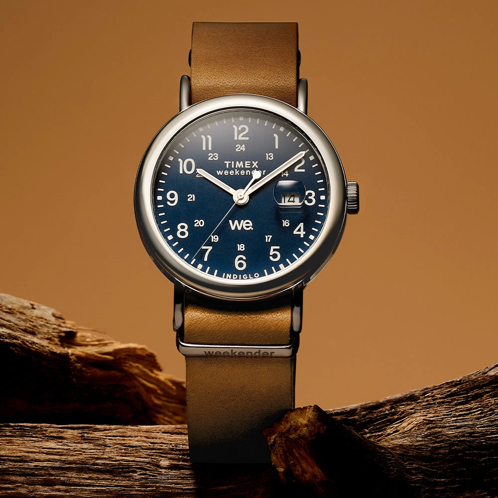 Weekender Date 40mm Leather Band