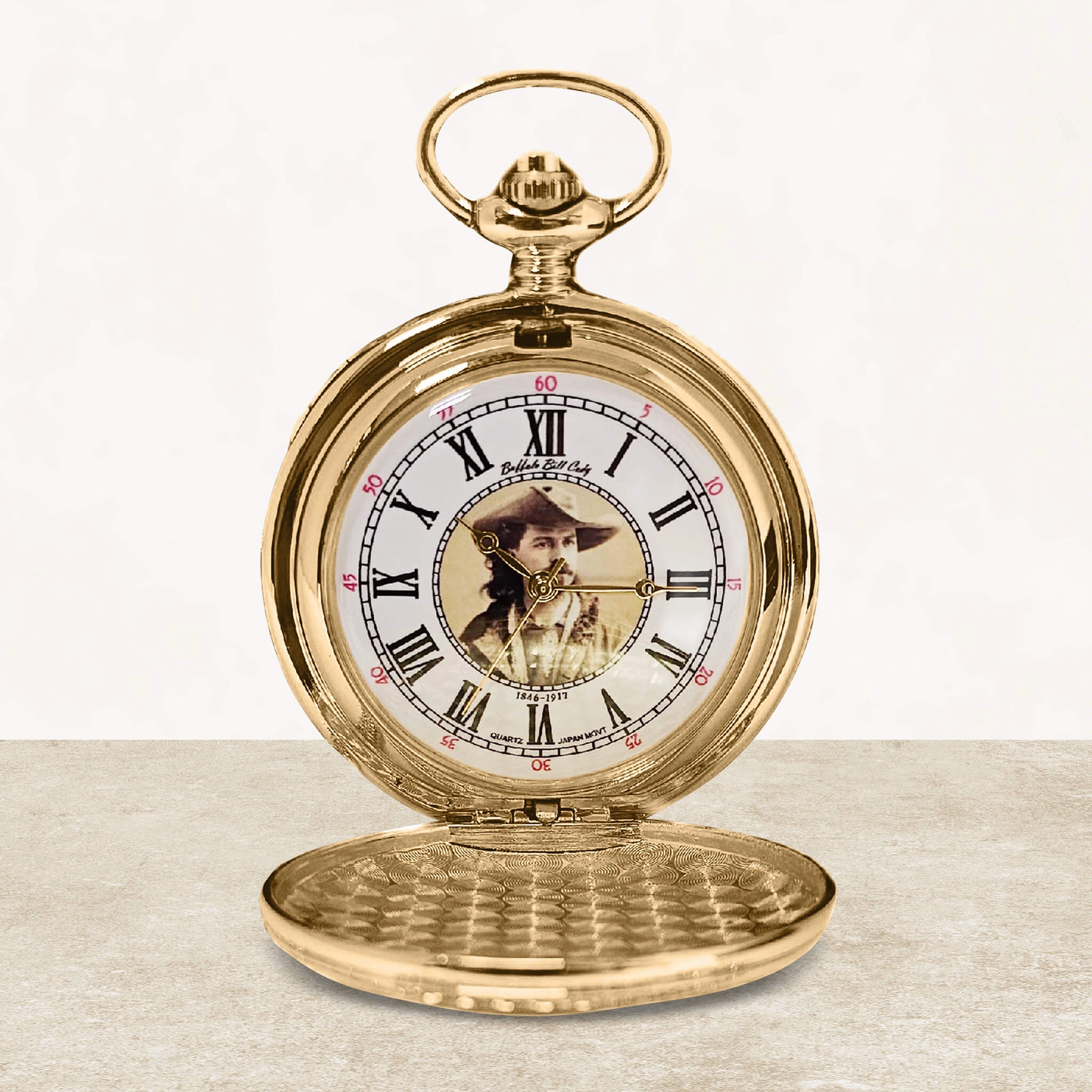 Western Legends Buffalo Bill Pocket Watch