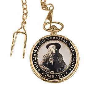 Western Legends Buffalo Bill Pocket Watch