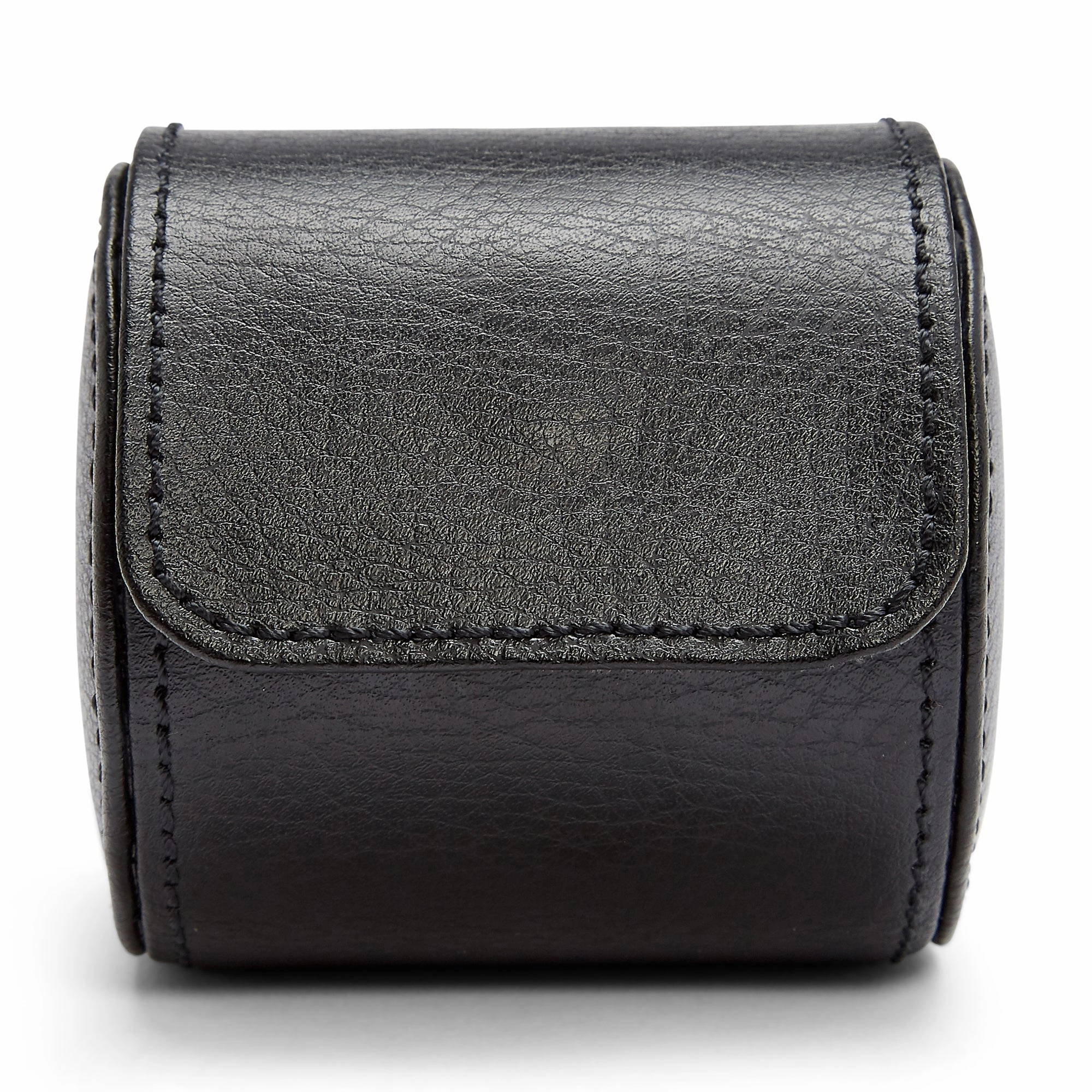 Wolf 529080 Blake Narrow Single Watch Roll in Black Leather