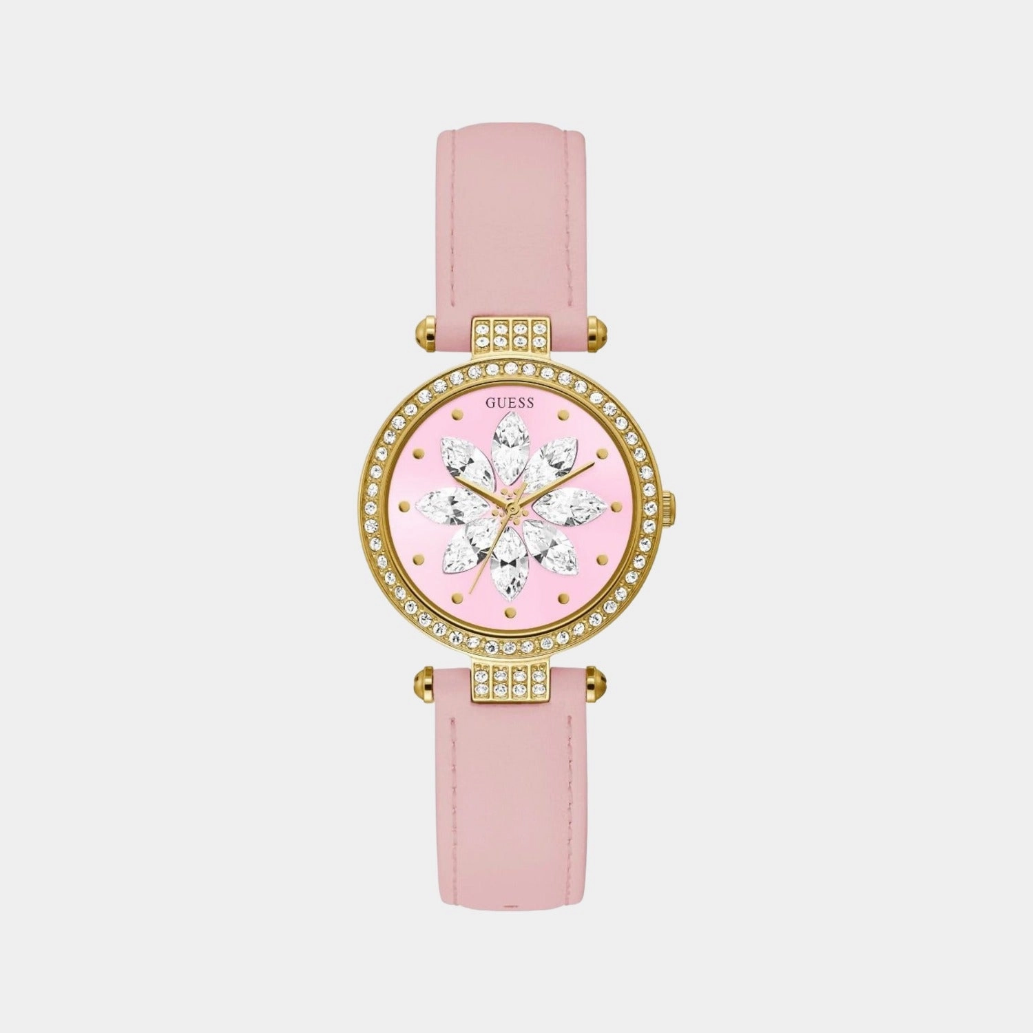 Women Analog Leather Watch GW0382L1