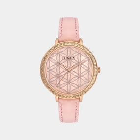Women Analog Leather Watch TWEL14707