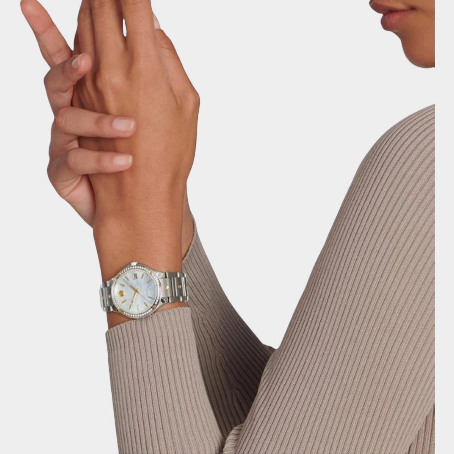 Women Analog Stainless Steel Watch 607517