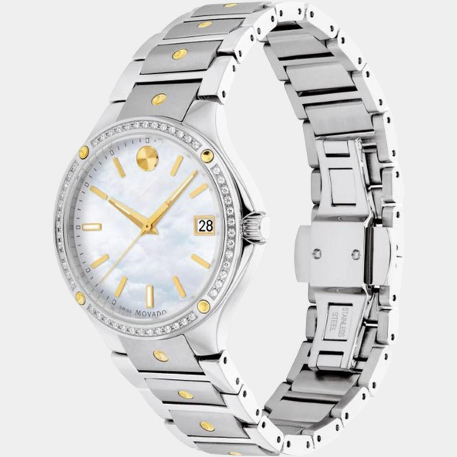 Women Analog Stainless Steel Watch 607517