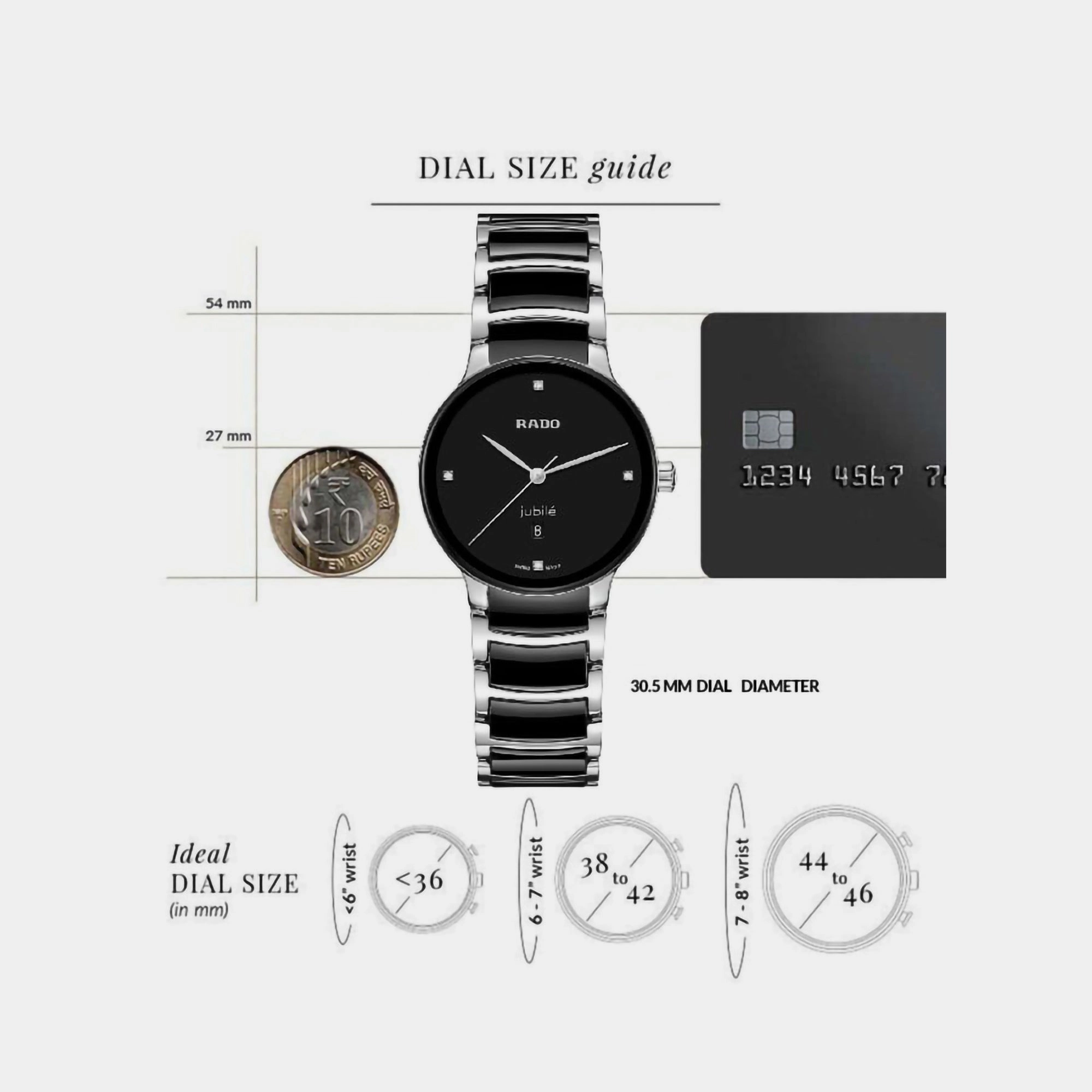 Women Black Analog Ceramic Watch R30026712