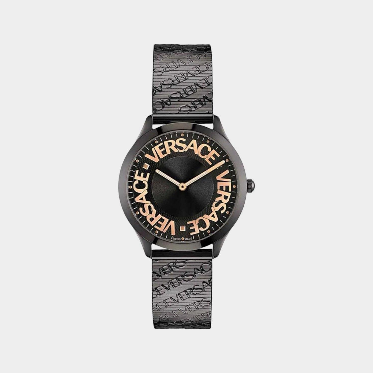Women Black Analog Stainless Steel Watch VE2O00622
