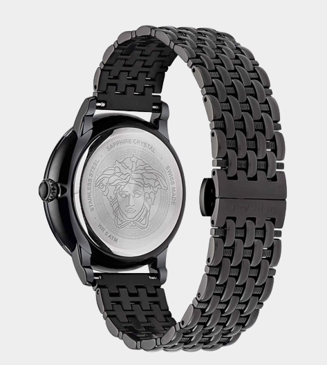 Women Black Analog Stainless Steel Watch VE2R00422