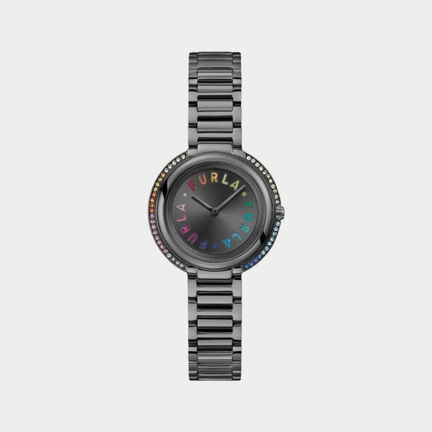 Women Black Analog Stainless Steel Watch WW00032003L7