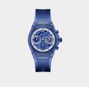 Women Blue Analog Nylon Watch GW0438L3