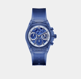 Women Blue Analog Nylon Watch GW0438L3