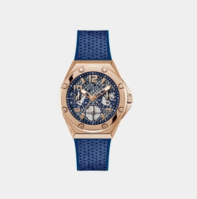 Women Blue Analog Silicone Watch GW0620L3
