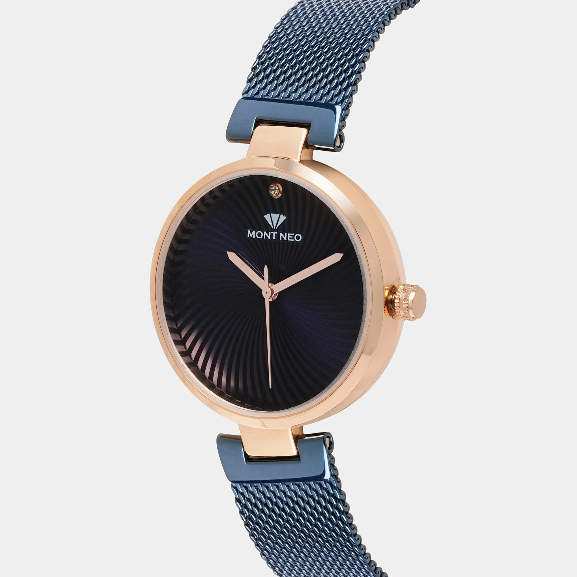 Women Blue Analog Stainless Steel Watch 9005T-B3305