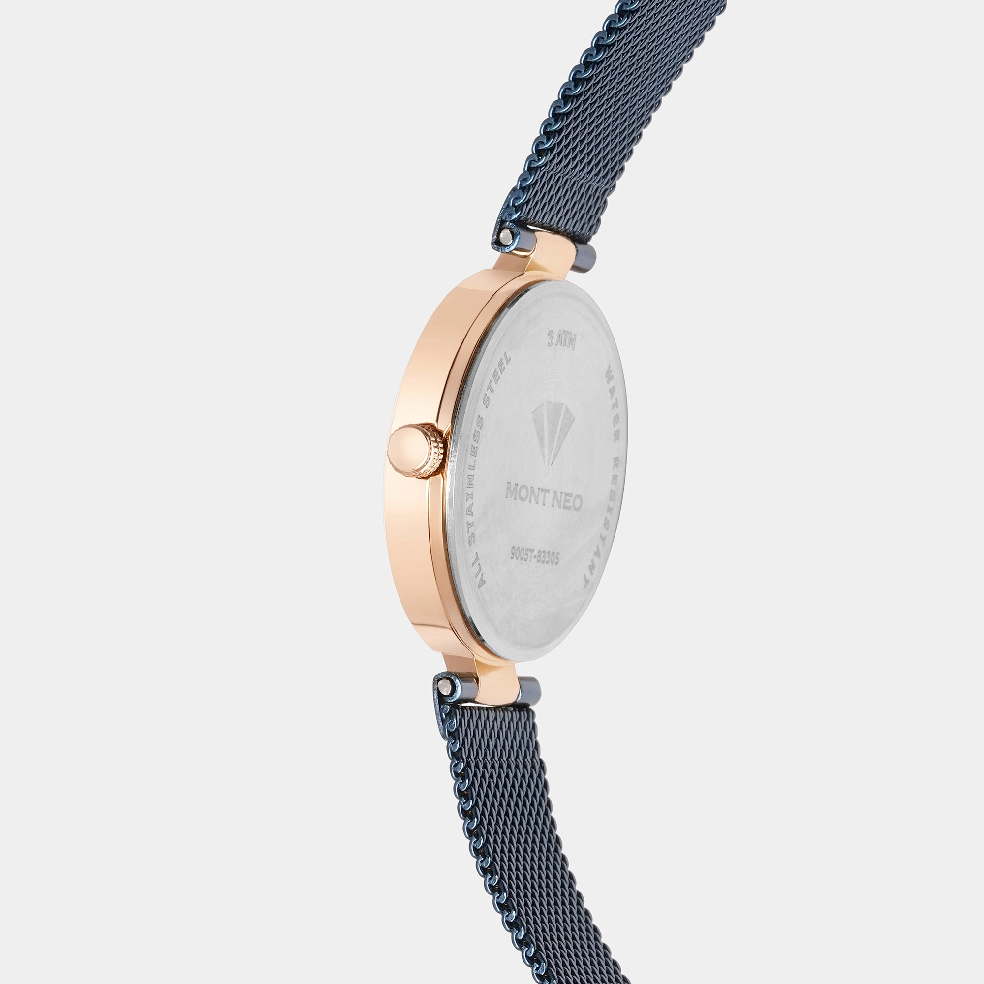 Women Blue Analog Stainless Steel Watch 9005T-B3305