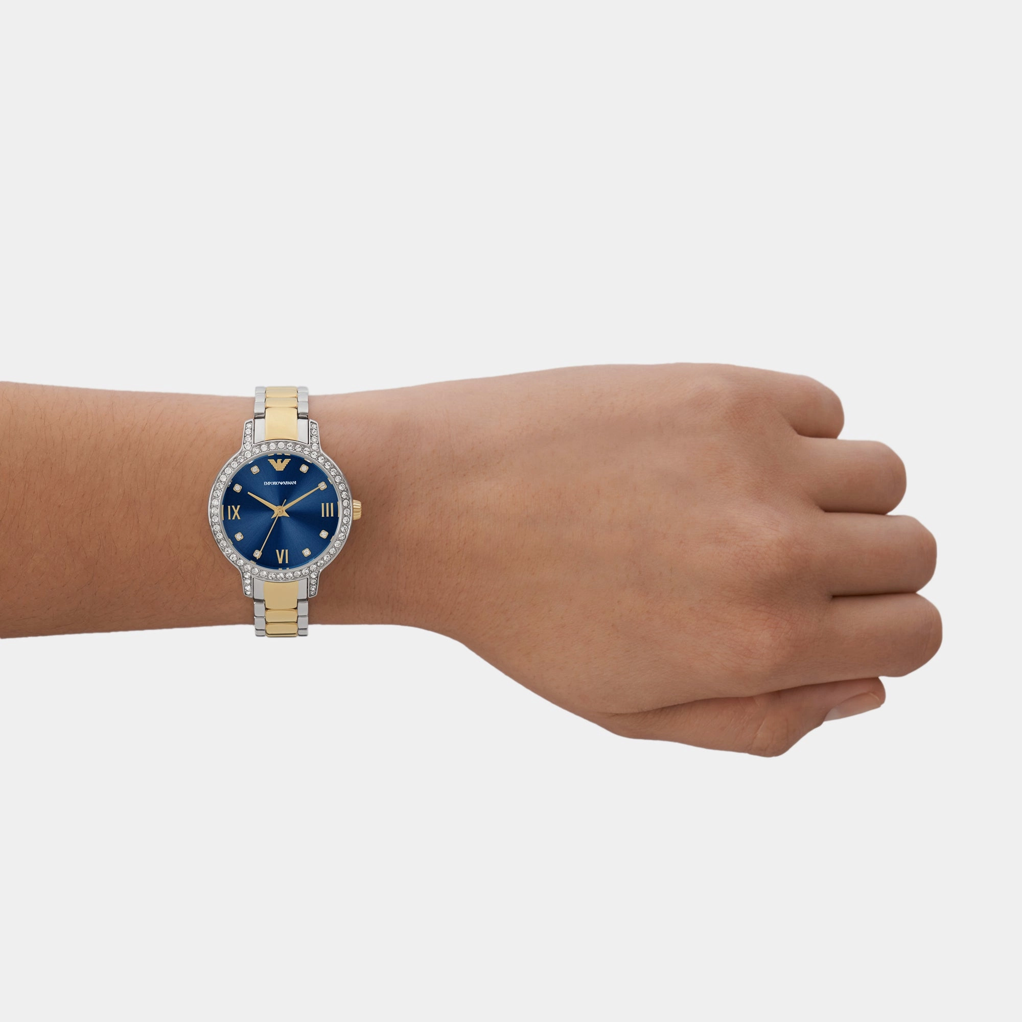 Women Blue Analog Stainless Steel Watch AR11576
