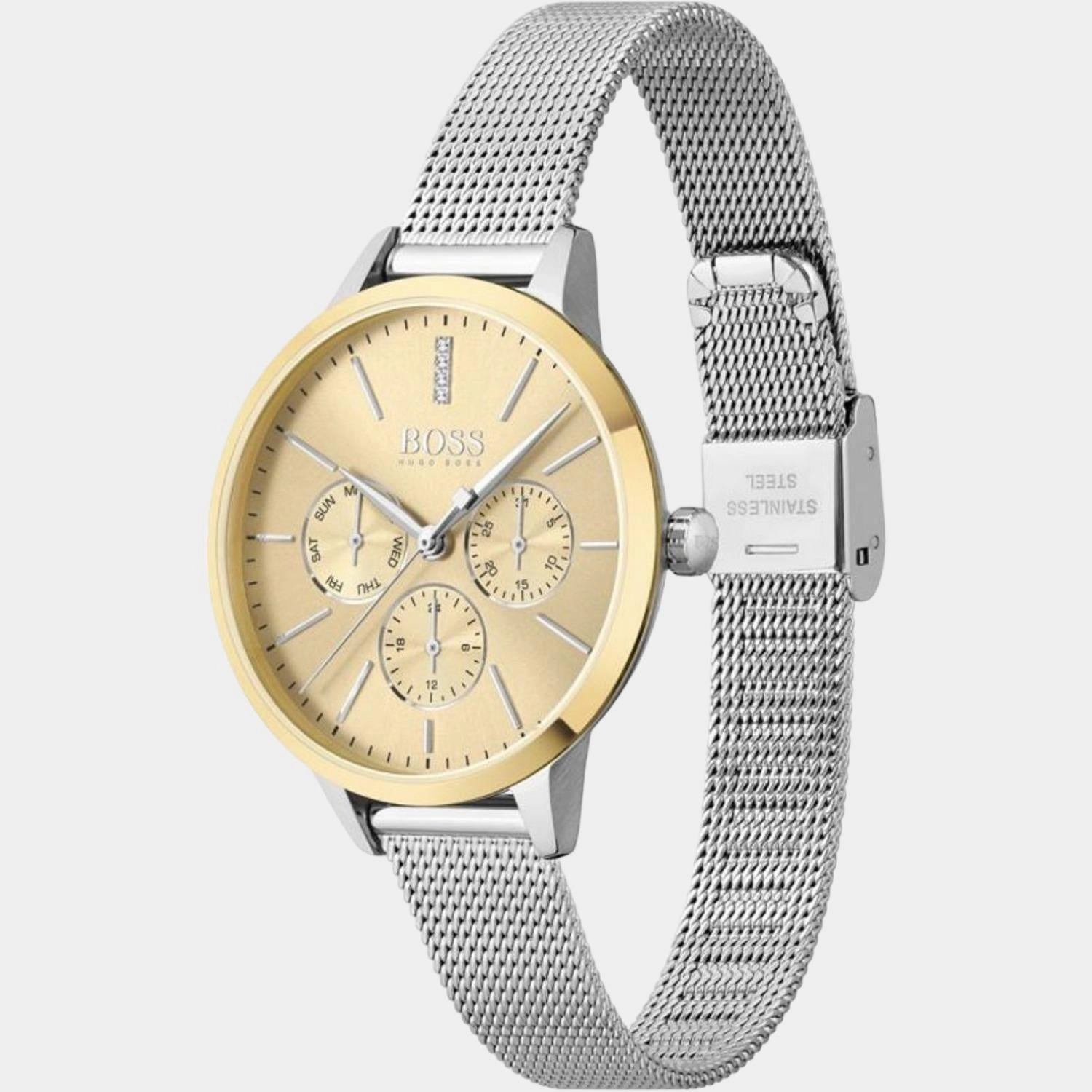 Women Gold Stainless Steel Chronograph Watch 1502600