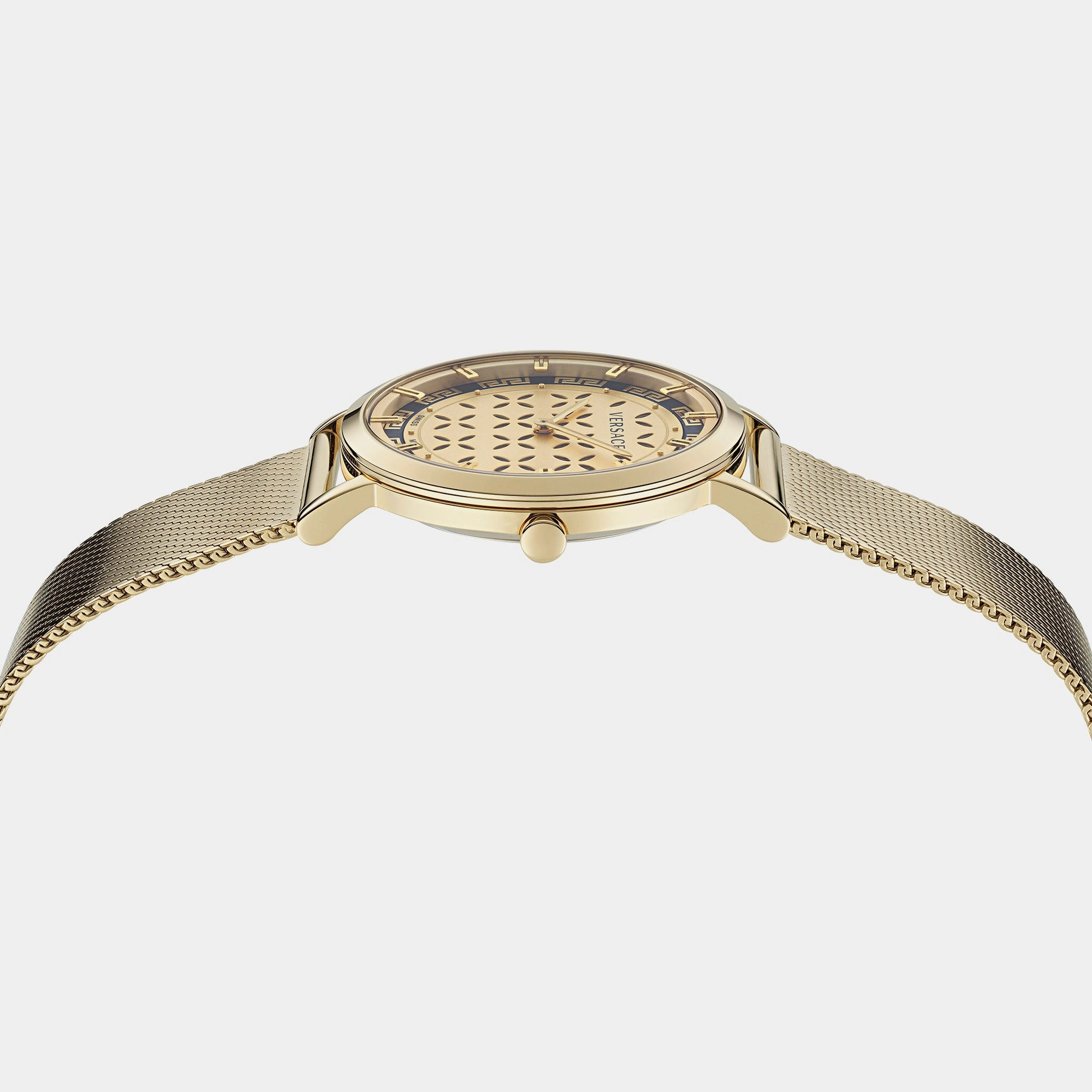 Women Gold-Tone Analog Stainless Steel Watch VE3M01223