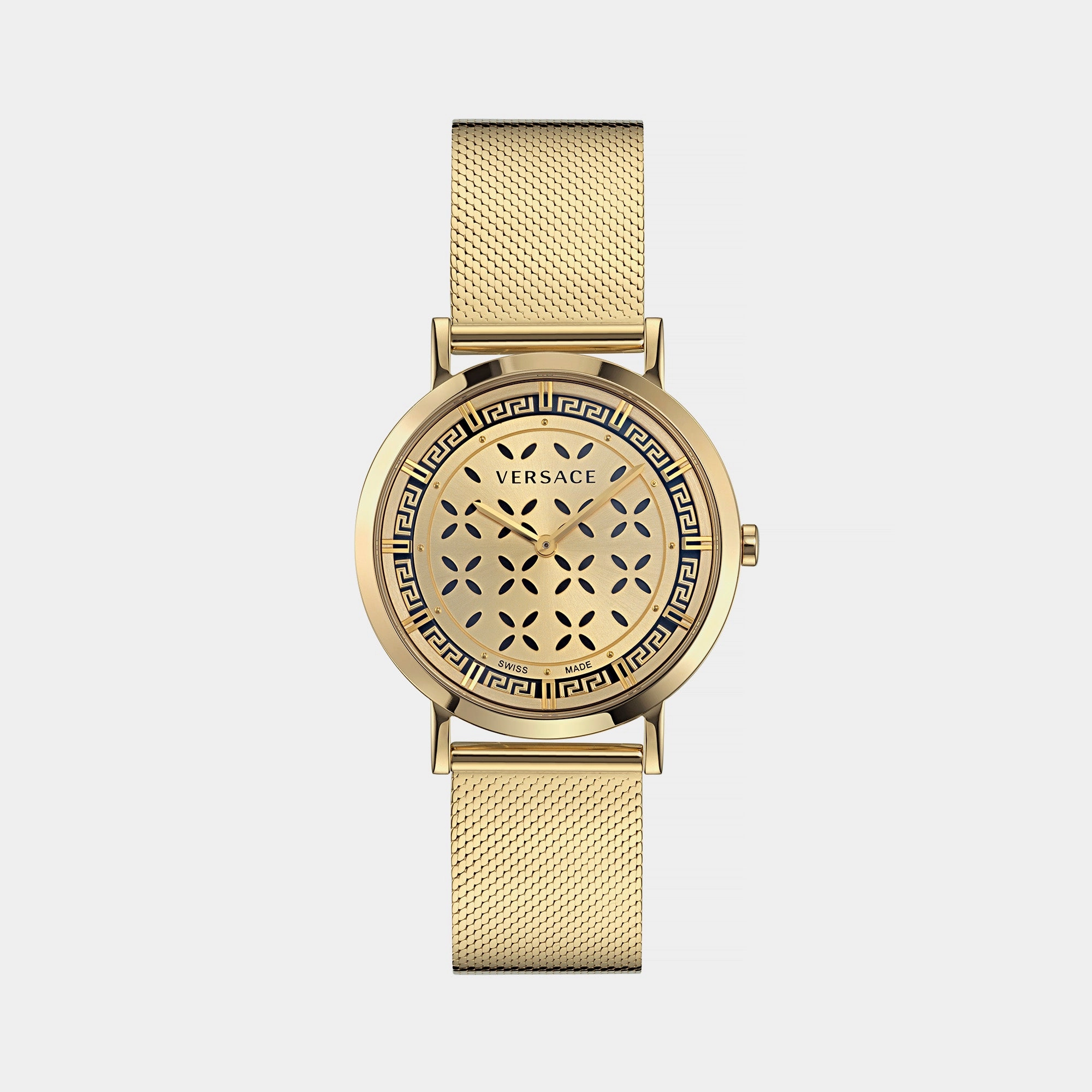 Women Gold-Tone Analog Stainless Steel Watch VE3M01223