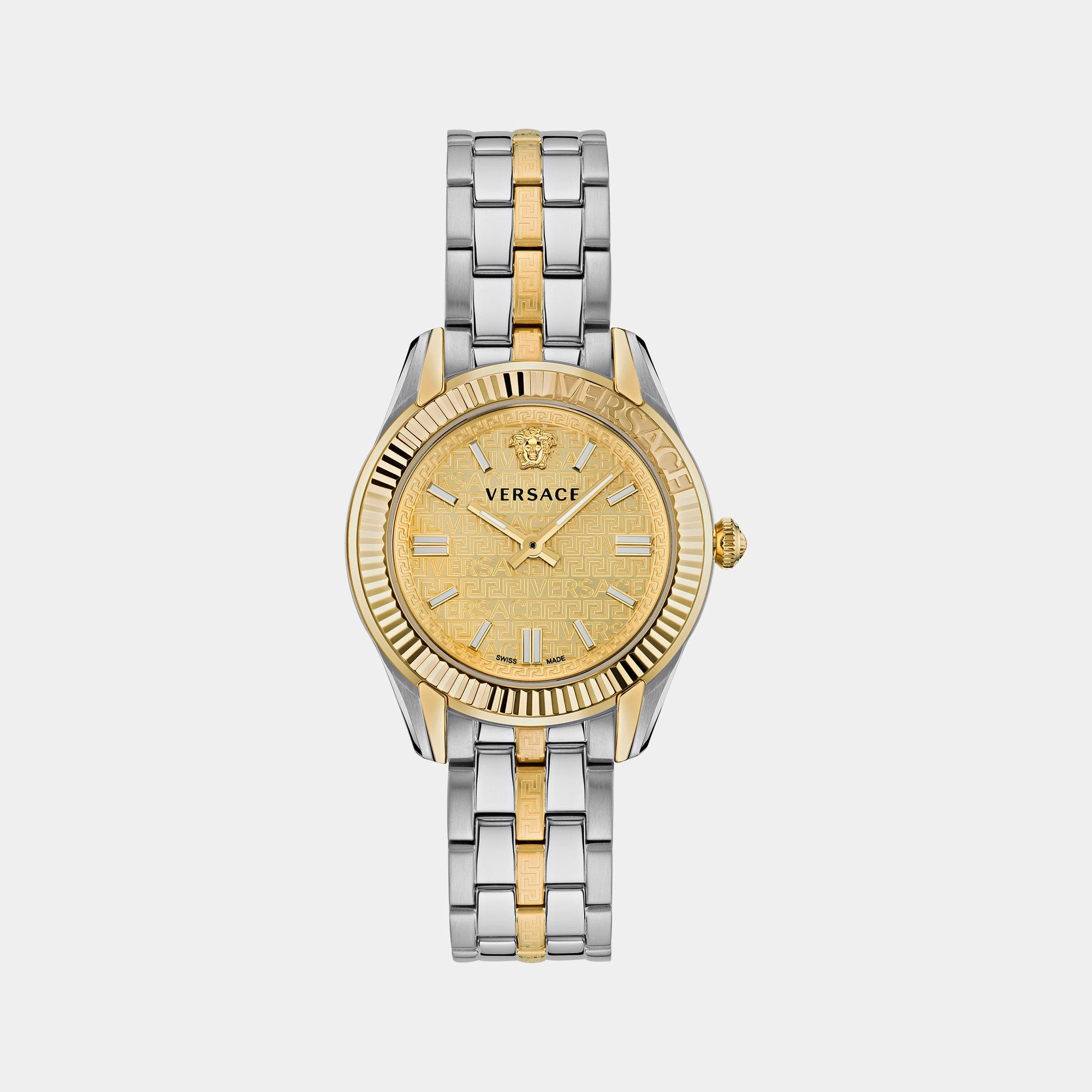 Women Gold-Tone Analog Stainless Steel Watch VE6C00523