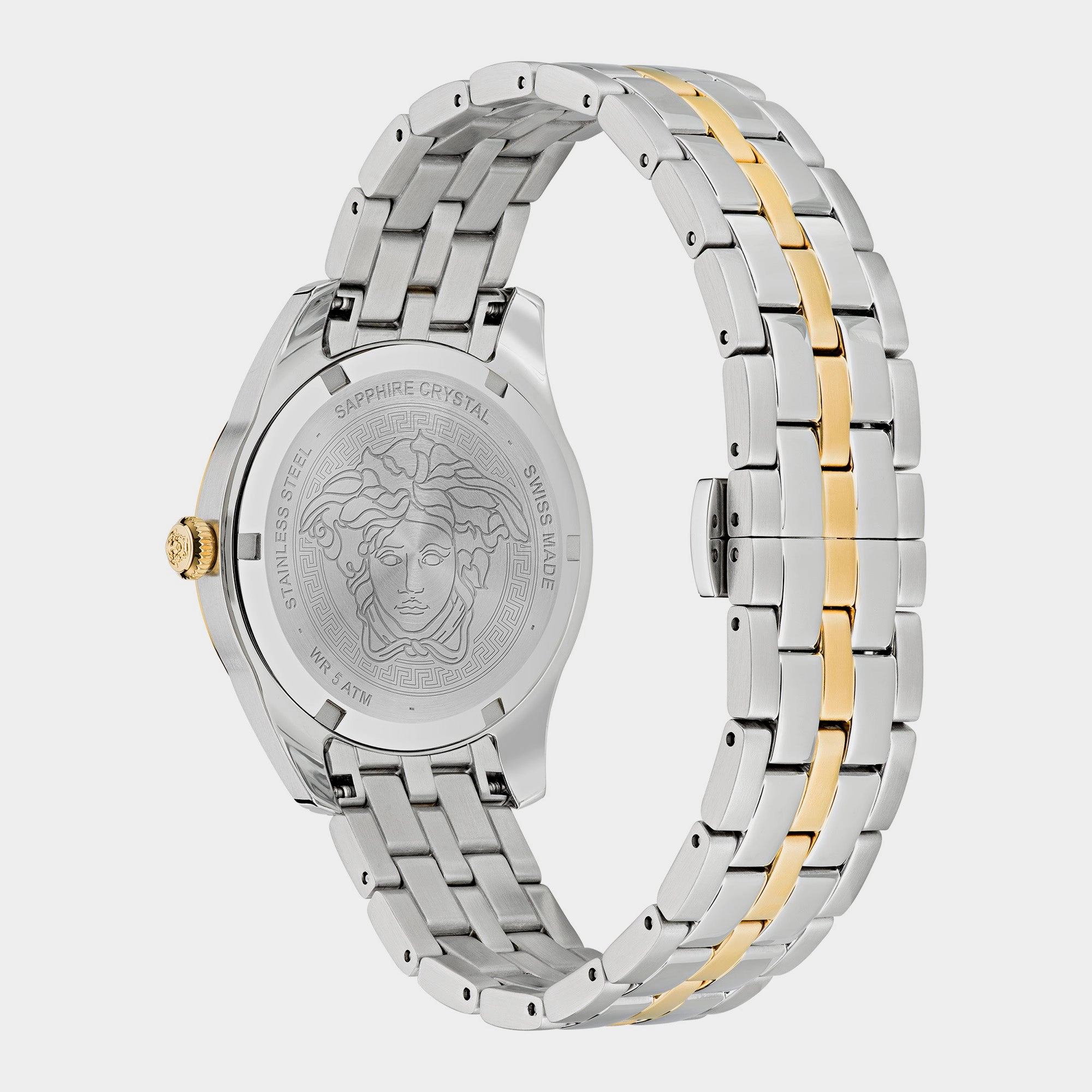 Women Gold-Tone Analog Stainless Steel Watch VE6C00523