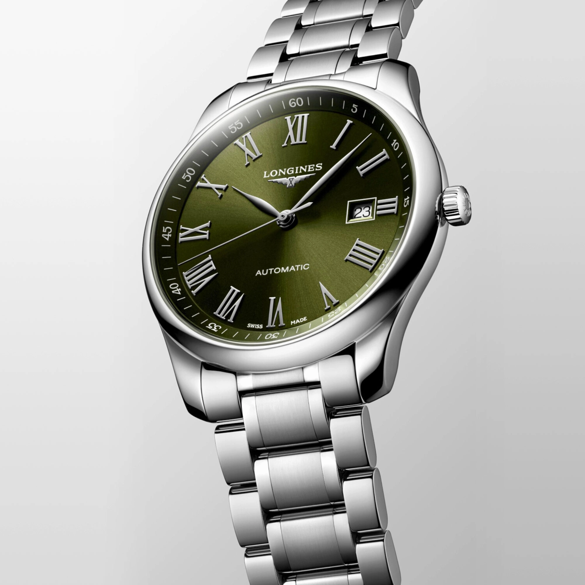Women Green Automatic Stainless Steel Watch L28934096