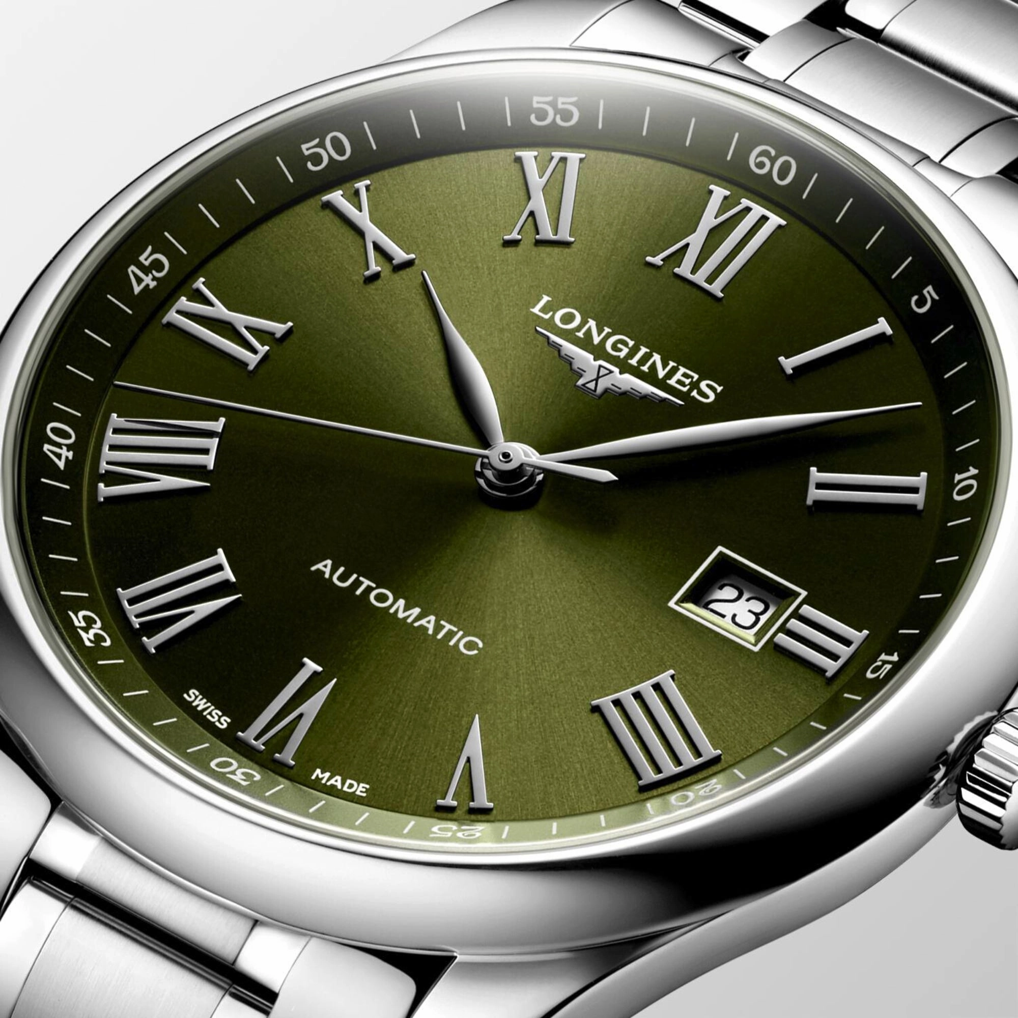 Women Green Automatic Stainless Steel Watch L28934096