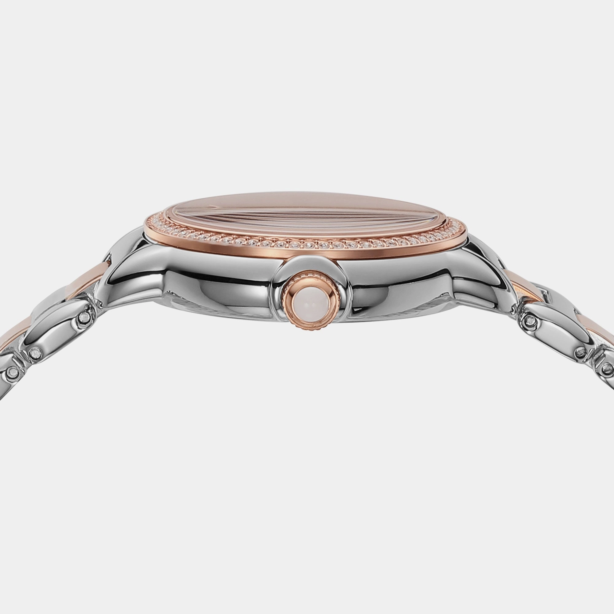 Women Mother Of Pearl Analog Stainless Steel Watch AR11569