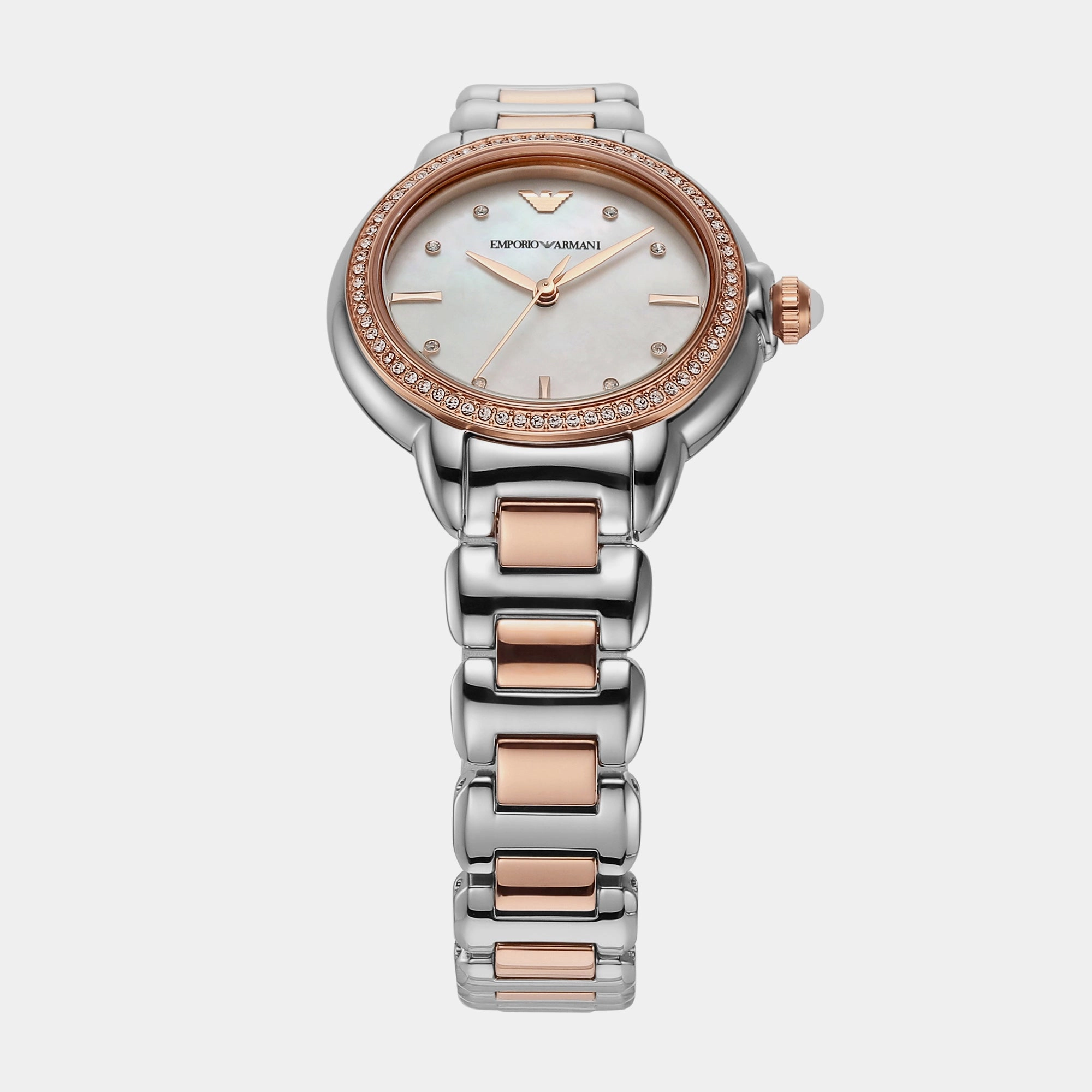 Women Mother Of Pearl Analog Stainless Steel Watch AR11569