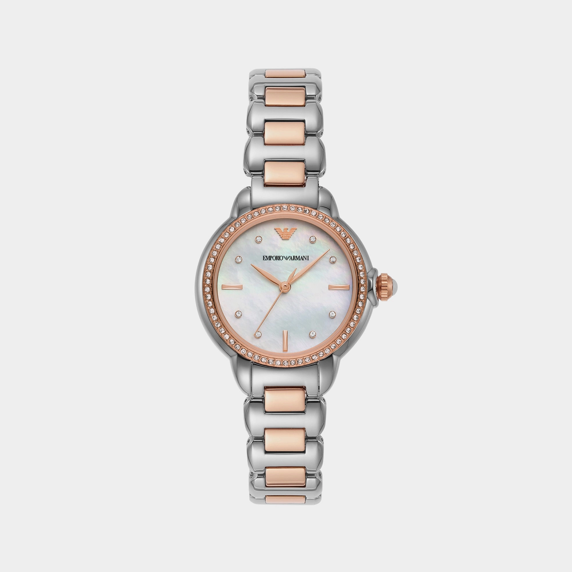 Women Mother Of Pearl Analog Stainless Steel Watch AR11569