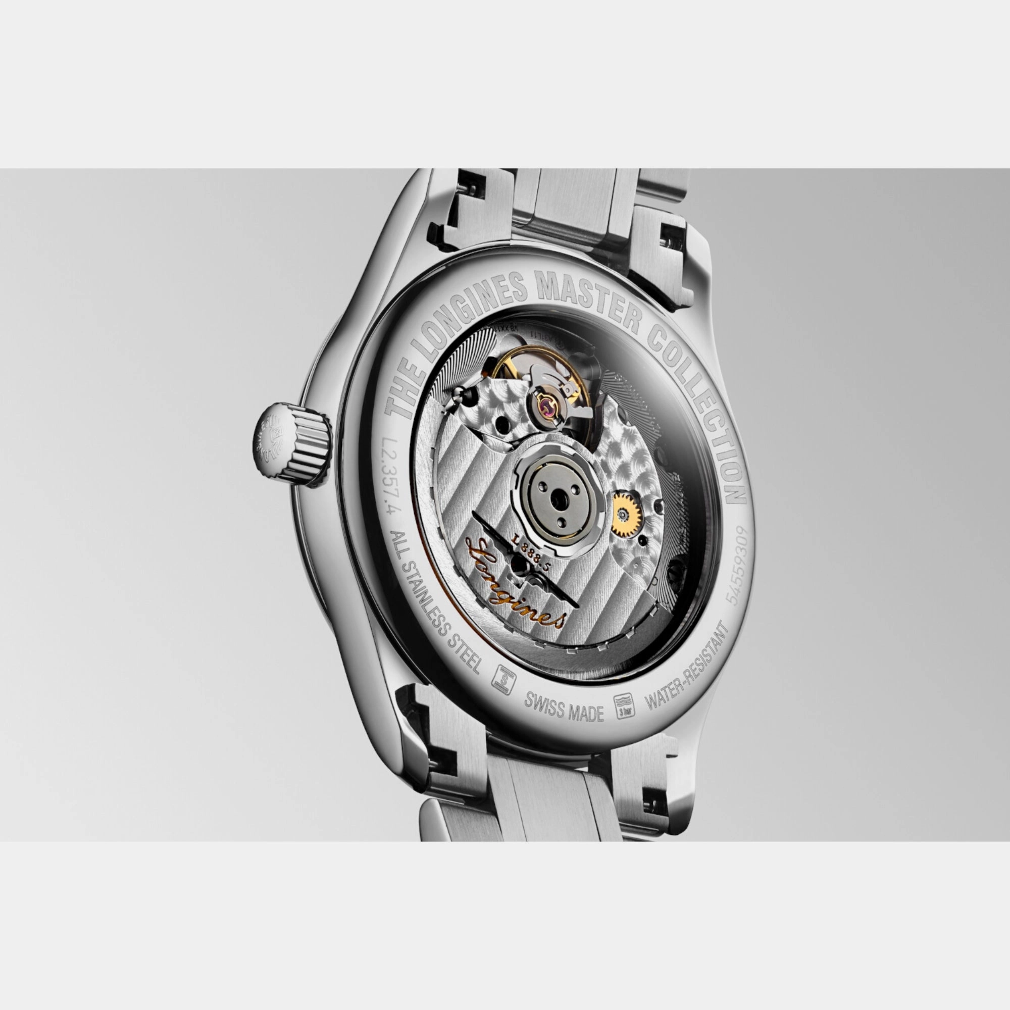 Women Orange Automatic Stainless Steel Watch L23574086