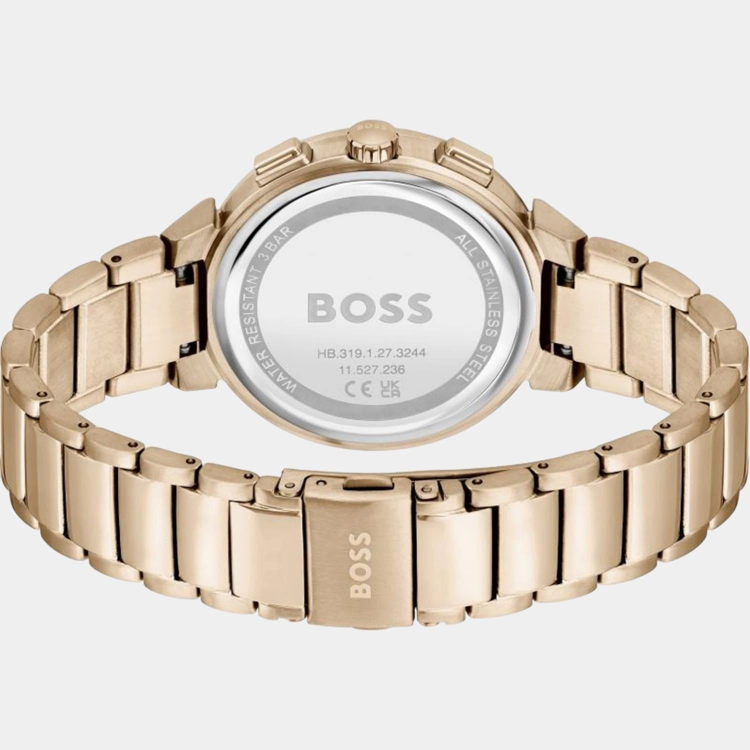 Women Pink Multi-Function Stainless Steel Watch 1502678