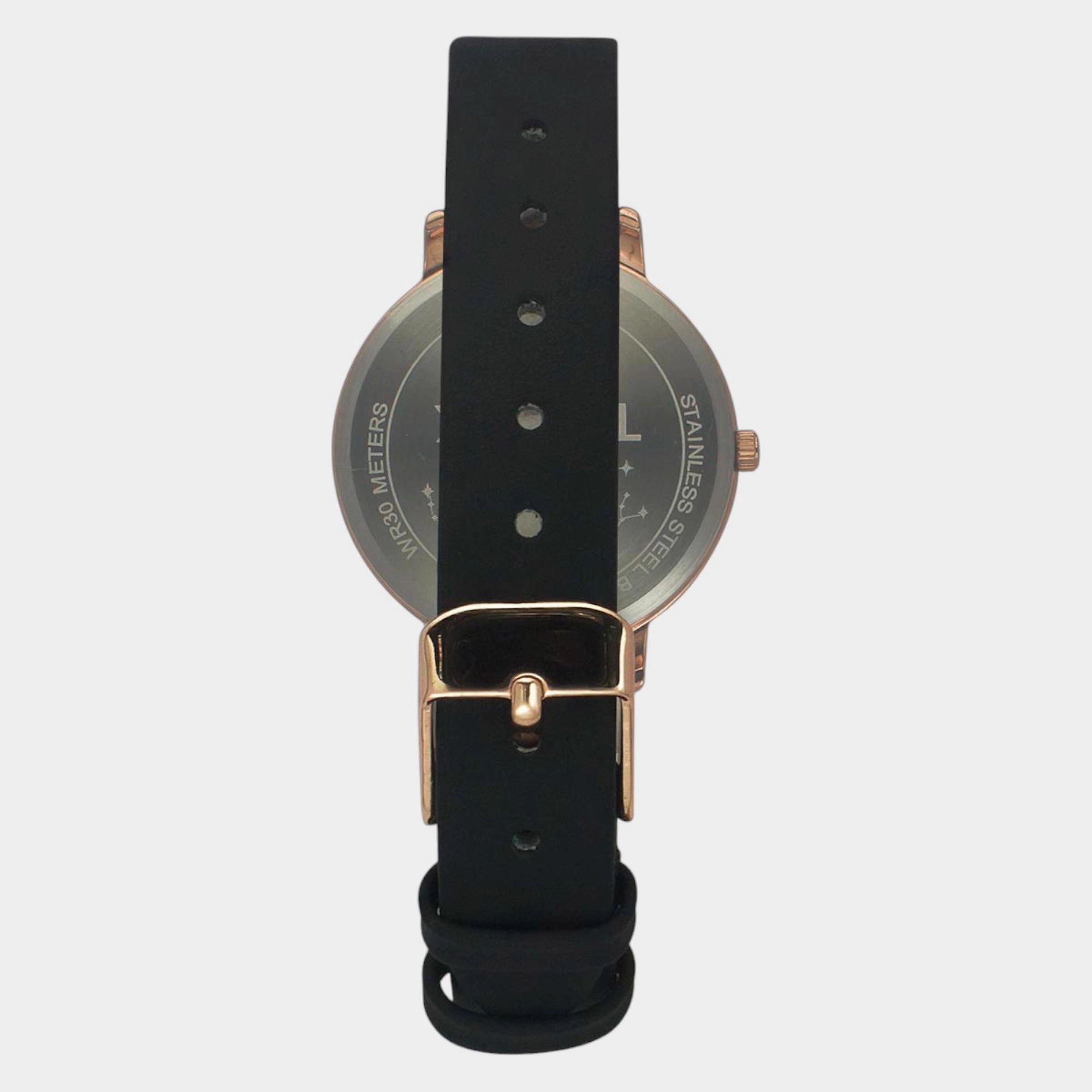 Women Quartz Black Dial Analog Leather Watch TWEL19101