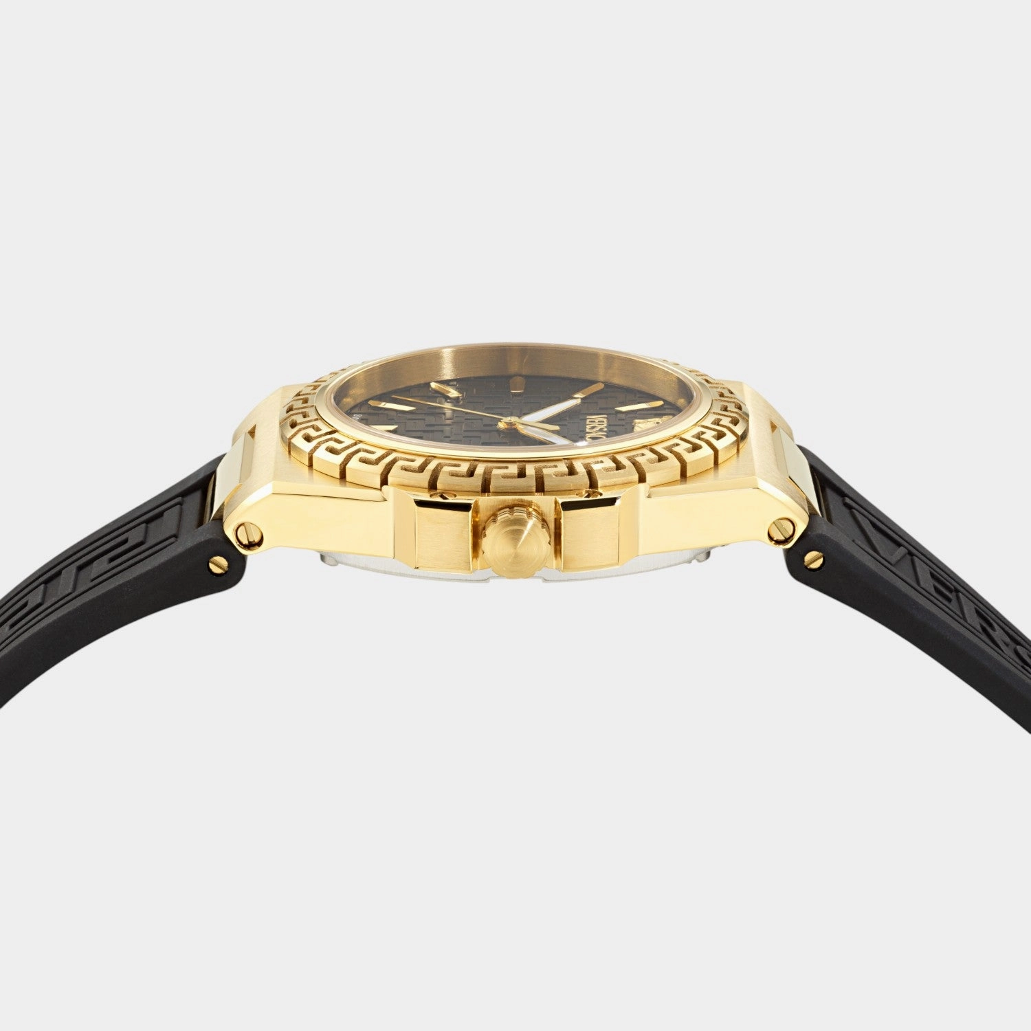 Women Quartz Black Dial Analog Recycled PU Watch VE0D00225